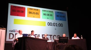 Les intervencions dels candidats han estat cronometrades