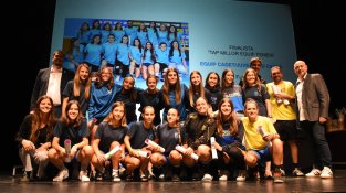 Un dels equips distingits durant la gala