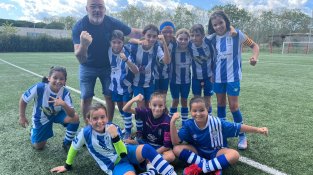 L'equip aleví femení