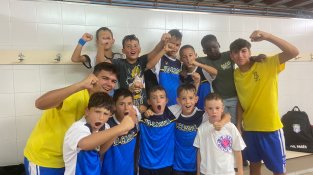 Els equips benjamins A i C