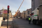 Retiren la grua de les obres del nou teatre, que ja estan en la recta final