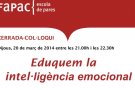 Xerrada per aprendre a educar la intel·ligència emocional