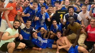 El primer equip celebra els tres punts sumats aquesta setmana