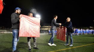 Reconeixement als autors del llibre dels 111 anys del futbol a Cassà