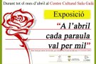 Nova edició de l'exposició 'A l'abril cada paraula val per mil'