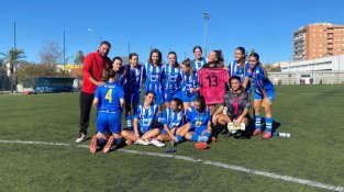 L'equip juvenil femení A