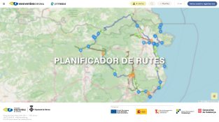 Planificador de rutes per a les Vies Verdes de Girona