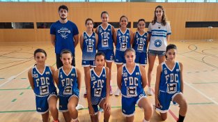 L'equip de bàsquet infantil del Foment