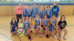 L'equip mini femení del Foment