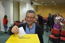 Josep Ferrer i Eva Sáez acompanyen Martí Vallès al capdavant de la llista d'ERC