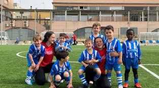 Els equips de l'escoleta A i B