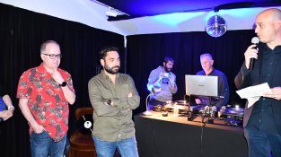 El regidor Joan Casabó, en la inauguració de l'exposició