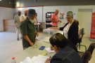 Bona afluència de votants als primers minuts de la jornada electoral