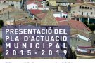 Dijous, presentació del Pla d'Actuació Municipal 2015/19