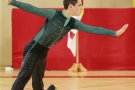 David Canyet, campió de Catalunya juvenil de patinatge artístic.
