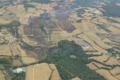 Estabilitzat l'incendi que aquesta tarda ha cremat 50 hectàrees a Cruïlles