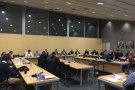 El president de l'ACM, Miquel Buch, escolta les necessitats dels alcaldes del Gironès