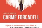 Crida a manifestar-se en favor de Carme Forcadell