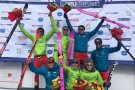 Marc Pinsach puja al podi en la prova final del campionat del món d'esqui de muntanya