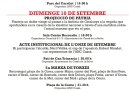 Àmplia programació amb motiu de la diada de l'11 de setembre