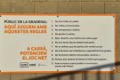 Cartells per potenciar hàbits respectuosos de la graderia a tots els equipaments esportius de Cassà