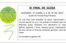 Divendres que ve, XI Lliga de glosa al Puig d'Arques