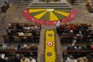 La processó de Corpus es fa a l'interior de l'església