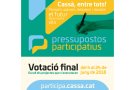 Més de 550 persones han votat de moment als pressupostos participatius