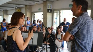 El PAV3 ja és oficialment pavelló Aminda Valls i Sabaté 
