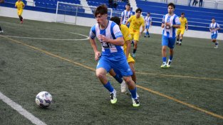 El juvenil Pau Soler en un moment del partit contra l'ERswcala