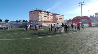 Jornada esportiva i cooperativa de l'alumnat de sisè de Cassà