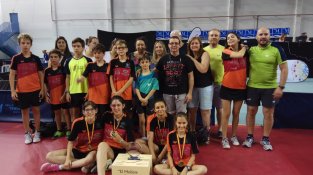 El Tecnical -TT Cassà, campíó d'Espanya infantil femení de tenis taula