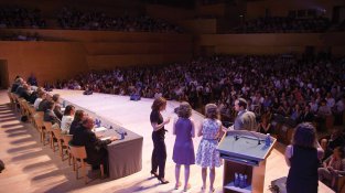 Un moment de l'acte celebrat a l'auditori de Barcelona