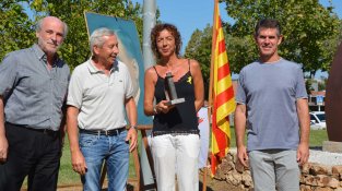 Sílvia Soliguer, amb el guardó Josep Dalmàs 2018