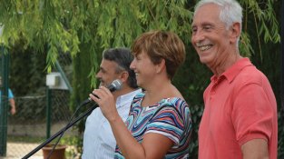 Josep M. Dausà rep el reconeixement del tennis cassanenc