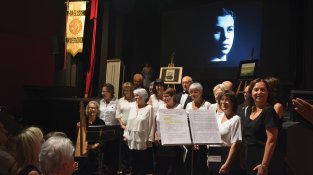 La coral Bell Ressò, durant l'acte