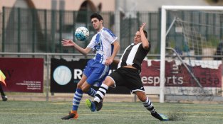 Sergi Gumbau en el partit contra l'Abadessenc