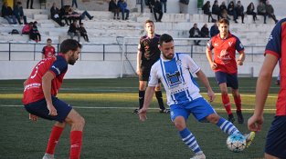Pau Sala, autor de tres dels gols locals