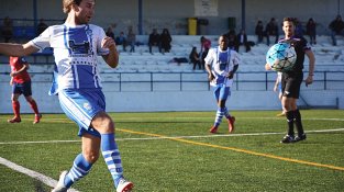 Eduard Gauchia, en un moment del partit