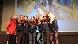 Reconeixement a l'equip infantil femení
