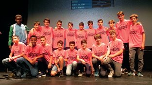 L'equip infantil masculí va rebre el reconeixement per la gran temporada