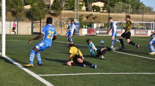 Un dels gols de Roger Jubert