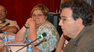Emili Mató i Eva Sáez, els dos regidors d'ERC que no continuaran a partir de dissabte que ve