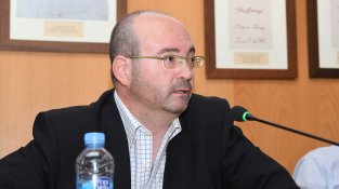 Martià Montsunyer (PSC) en la seva intervenció al ple d'aquest migdia