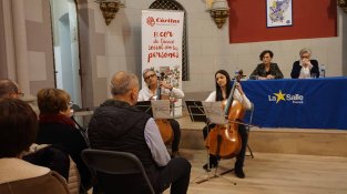 Reconeixement als fundadors de Càritas Cassà, ara fa 30 anys