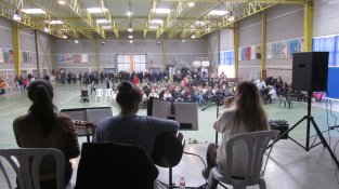 La castanyada de l'Aplec de Sant Martí es va celebrar al pavelló