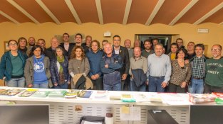 Els membres del consorci de les Gavarres (fotos: Marc Sureda)