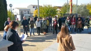 Lectura del manifest contra la violència envers les dones