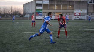 Biel Gasca després de marcar l'1-0