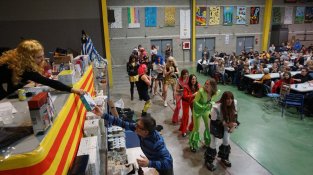 Joc i espectacle a la quina nocturna de la UD Cassà